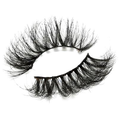 China Deep 25mm False 3D Mink Full Strip Lashes Distributors Wimpers Wholesale 3D Eyelashes With Private Custom Packing for sale