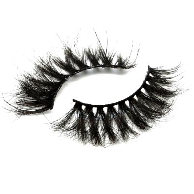 China Wholesale 25mm False 3D Mink Full Strip Lashes Manufacturer Cilios Eyelashes With Create Your Own Brand Eye Lashes for sale