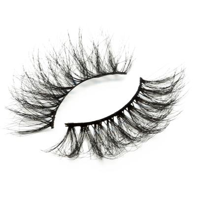 China Wholesale 25mm False 3D Deep Mink Full Strip Lashes Vendor Takma Kirpik Bulk Eyelashes With Private Label Custom for sale