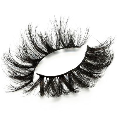 China 25mm Fake 3D Deep Mink Full Strip Lashes Distributors Pestanas Lash Product With Private Custom Wholesale Packaging for sale