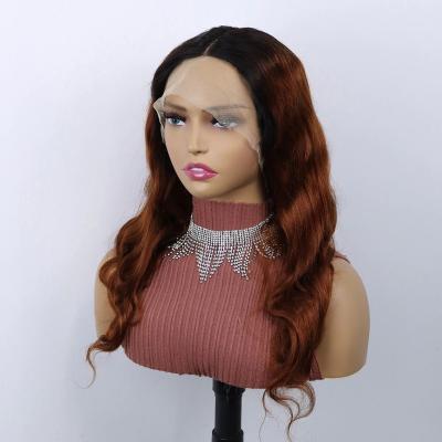 China Body Wave 13x1 T Lace Up 1B30 Body Wave Brazilian Human Human Hair Front Lace Wig Middle Part Pre Plucked For Women for sale