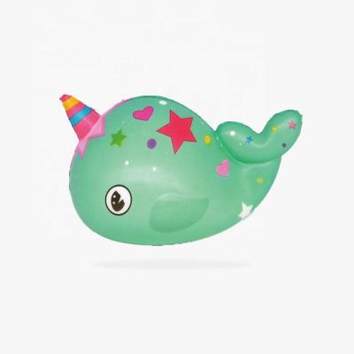 China OEM&ODM PU Doll PU Doll New Slow Bound Pressure Release Toy Cartoon Narwhal for sale