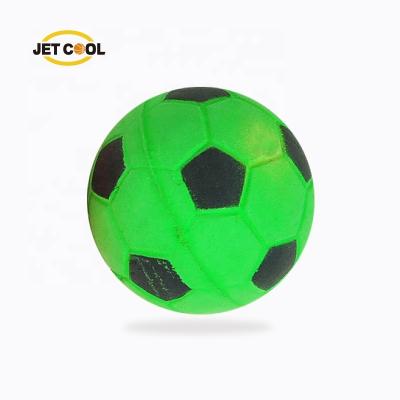 China OEM&ODM Viable 5.5cm Dog Throwing Training Gnaw Grinding Teeth Bounce Fluorescent Ball Toy Mini Football Foam Rubber Soccer Toy Ball for sale