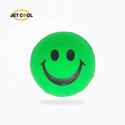 China OEM&ODM Viable 3.8cm Cat Throwing Training Gnaw Grinding Teeth Bounce Ball Paw Design Heart Model Foam Rubber Toy Fluorescent Ball for sale