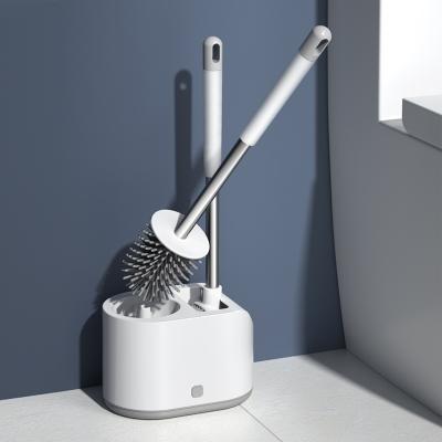 China Quality Guaranteed Eco-friendly Unique Home Bathroom Toilet Brush And Holder Set China for sale