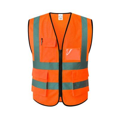 China High Visibility XIAKE Factory Directly Supply Reflective Safety Vest Workwear Safety Clothing for sale