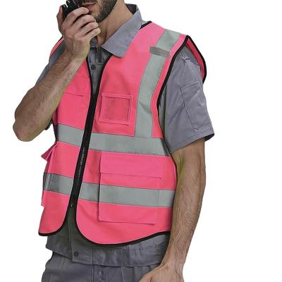 China High Visibility High Visibility XIAKE New Safety Construction Cloth Tape Vest Vest Safety Reflective Vest for sale