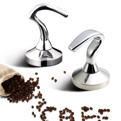 China 51/54/58 mm Sustainable Coffee Tamper Pressure R Handle Stainless Steel Coffee Tamper Bartender Smart Coffee Bean Press Espresso Tamper Base for sale