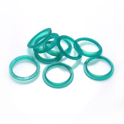 China 20mm Ring Green Color Compatible Silicone Viable Replacement With Nespresso Refillable Reusable Coffee Capsule Pods for sale