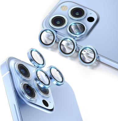 China Colorful Aluminum Anti-fingerprint Camera Lens Protector Cover Film Camera Lens Protector for iphone13 pro Max Camera Screen Protector for sale