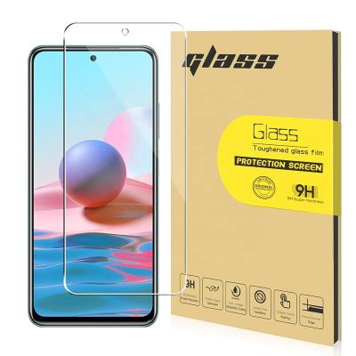 China Professional Anti-oil Anti-fingerprint Anti-fingerprint HD Supply 0.33mm 3D 9H Tempered Glass Phone Film Screen Protector For Xiaomi Redmi Note 10 for sale