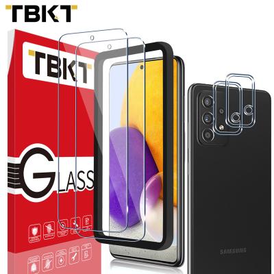 China High Quality Mobile Phone 2.5D 9H Camera Lens Tempered Glass Screen Protector For Samsung Galaxy A72 A12 A32 A42 A52 A51 A41 A40 A32 for sale