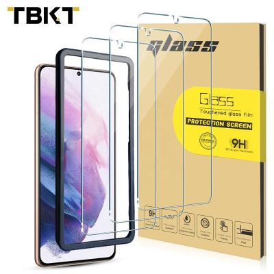 China Best Selling Anti-fingerprint Fingerprint Open 3D Anti-scratch Glass Film Transparent Clear Tempered Glass For Samsung Galaxy s21 Screen Protector for sale