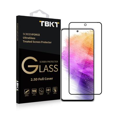 China Mobile Phone 2.5D HD Clear Tempered Glass Screen Protector For Samsung Galaxy A73 A53 A52 5G Full Cover Silk Glass Protective Film for sale