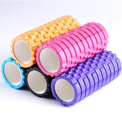 China Exercise Roller EVA Foam Roller Muscle Massage Pilates Yoga Spine Fitness Cavity Exercise Roller for sale