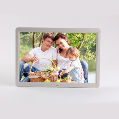 China 2022 Hot Selling 15 Inch Amazon Clock Music Video Playing Calendar Screen Double Sided Art Digital Photo Frame for sale