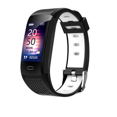 China IP68 Touch Screen Two Color Watch Band Waterproof Smart Bracelet Sports Price Heart Rate Sleep Monitoring Fashion 0.96 inch for sale