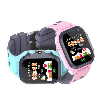 China Touch Screen Factory Direct Sales SOS Electronic Barrier Security Tracking IP67 Card Two-Way Waterproof Children's SIM Call Smart Watch for sale