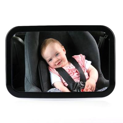 China 2022 Hot New Arrival Amazon Baby Safety Mirror Car Rear Seat Rearview Rotating Bracket For Travel Car Baby Mirror for sale