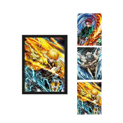 China Best verkopende Lenticulaire Lens Plaat 3D Foto Lenticulaire Poster Flip Picture Anime Poster 3D Lenticulaire Poster Te koop