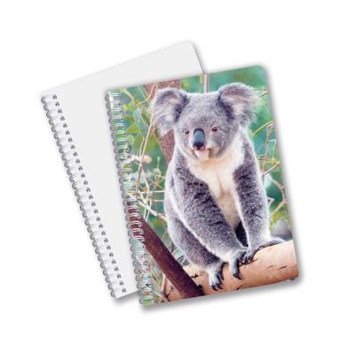 China Daily Use Good Quality Made In China Eco Friendly PET Durable Custom Sheets 3D Lenticular Spiral Notebook for sale