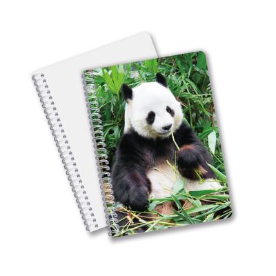 China Wholesale customized hot sale size A6 A5 A4 PET spiral 3D lenticular CMYK printing notebooks for office work for sale