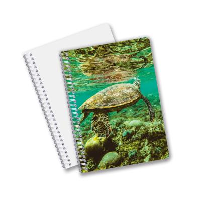 China China Low Price Products Custom 3d lenticular printing Flowers Animals Hardcover Reusable Notebook With Logo for sale