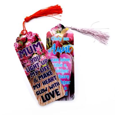 China Love message romatic gift 3D lenticular bookmark for gifts for sale