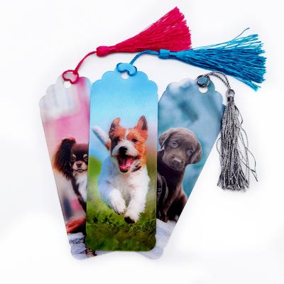 China Puppies And Kittens bookmark for reader 3D Lenticular Bookmark Promotions for sale