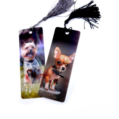 China Full Color 3D Lenticular Bookmark Plastic Bookmark With Flip/Morph Effect for sale