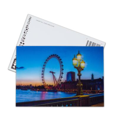 China Roller Coaster Parks Lenticular 3D motion Card Souvenir Gift Card moving pictures 3d for sale