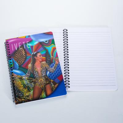 Cina Prodotti di carta e cartoneria personalizzati in formato A4/A5/A6 3D PP/PET Lenticular Printing Cover Sprial Binding Paper Exercise Notebook in vendita