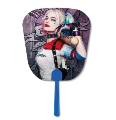 China Custom 3d Lenticular Pp Manual Plastic Hand Held Fan Flip 3d Hand Fan for sale