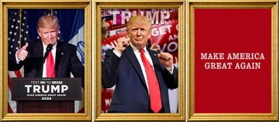 China TRUMP Designs Impressão 3D personalizada PET Lenticular Poster Impressão 3D Lenticular à venda