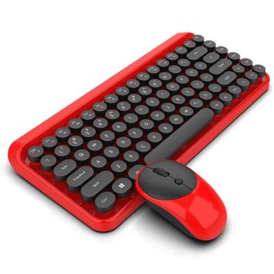 China Fashionable Silent Keyboard and Mouse Mini Multimedia Keyboard Mouse Combo Set for Notebook Laptop Desktop PC for sale