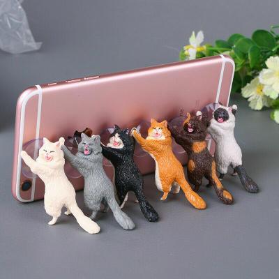 China Universal Use Adjustable Holder For Mobile Phone Cat Phone Stand Support Phone Sucker Bracket for sale