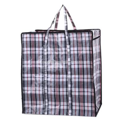 Κίνα Υψηλή αποδοτικότητα σφράγισης PP Check Bag Pp Woven Shopping Bag Προσαρμοσμένο σχέδιο προς πώληση