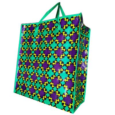 China Reusable Grocery Store Pp Woven Shopping Bag Practical zu verkaufen