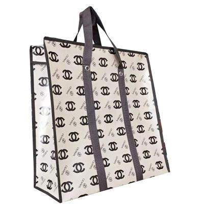 China Canvas Shopping Tote Bag With Zipper Closure And Customizable Design en venta