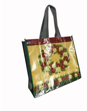 China Custom Printed Recyclable PP Woven Promotional Shopping Bag for sale