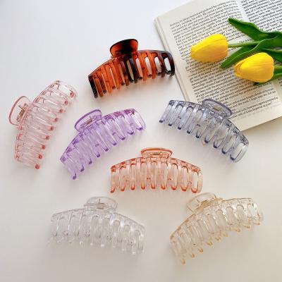 China Women Hair Acessories 11cm Large Hairpin Hairpin Chuck Hair Shower Clip Korean Frosted Simple Grasping Hairpin for sale