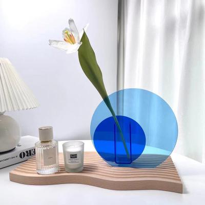 China Traditional Nordic Minimalist Floral Office Decoration Home Living Room Vase INS Acrylic Dry Vase for sale