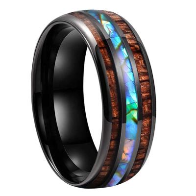 China New Products 8mm Color Men's CLASSIC Tungsten Carbide Ring Women Wedding Band Ring for sale