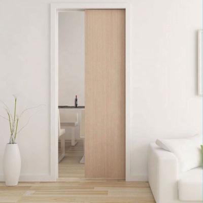 China Simple Sound Insulation Modern Design Interior Pocket Door Inside Pocket Sliding Door for sale