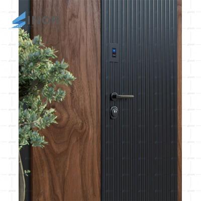 China Bulletproof Modern Aluminum Bulletproof Security Door Main Entrance Design USA Gold Door US Golden Door for sale