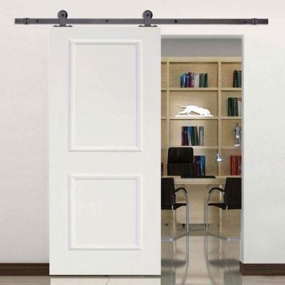 China Fire protection wooden sliding doors with triple glass for bedroom aluminum barn door for sale