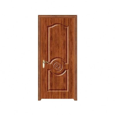 China Veneer Steel Wood Matte Finish Sound Insulation Pine Core Door Semi-Solid Bedroom Door For Hotel for sale