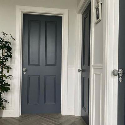 China Factory direct sale security door paint interior solid wood door sound insulation moisture proof and noise reduction for sale