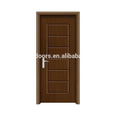 China Modern Swing Wood Bathroom Sound Insulation PVC Flush Door Entry Doors Interior Door Modern for sale