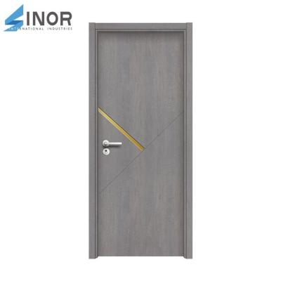 China High Grade Waterproof PVC Laminated Wooden Doors Latest Door Design for sale